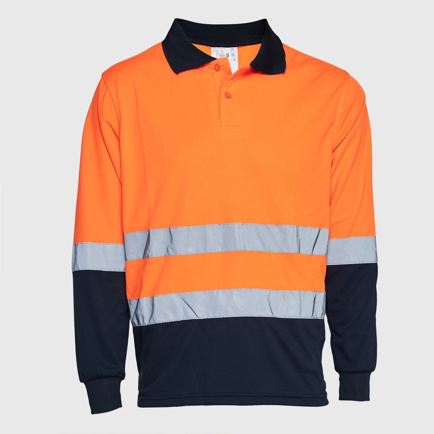 Polera Alta Visibilidad Ml Cuello Camisero - Imagen 3