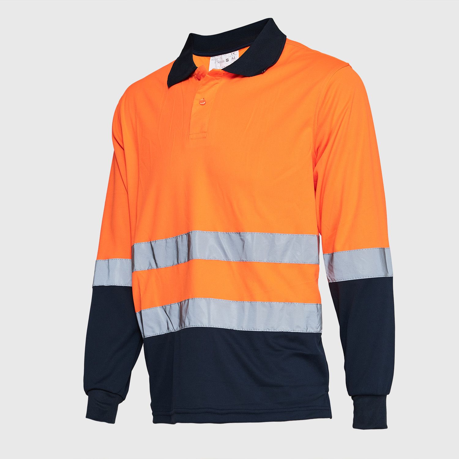 Polera Alta Visibilidad Ml Cuello Camisero - Imagen 4